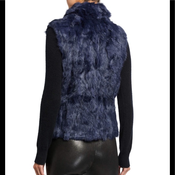 NWT Genuine Rabbit Fur Vest size Large - Picture 4 of 17